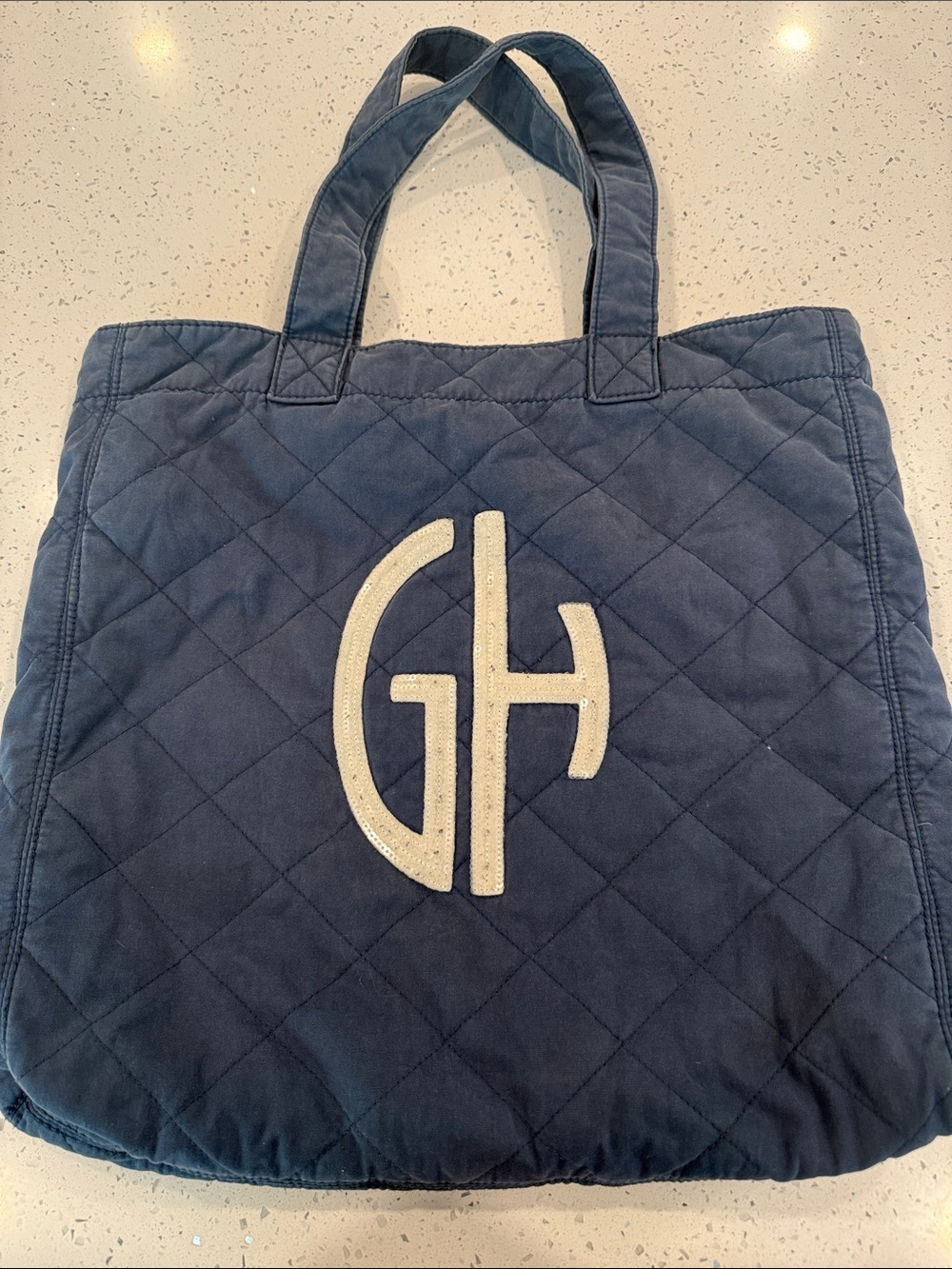 Gilly hicks quilted tote bag